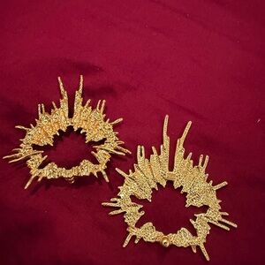 Gold Statement Earrings